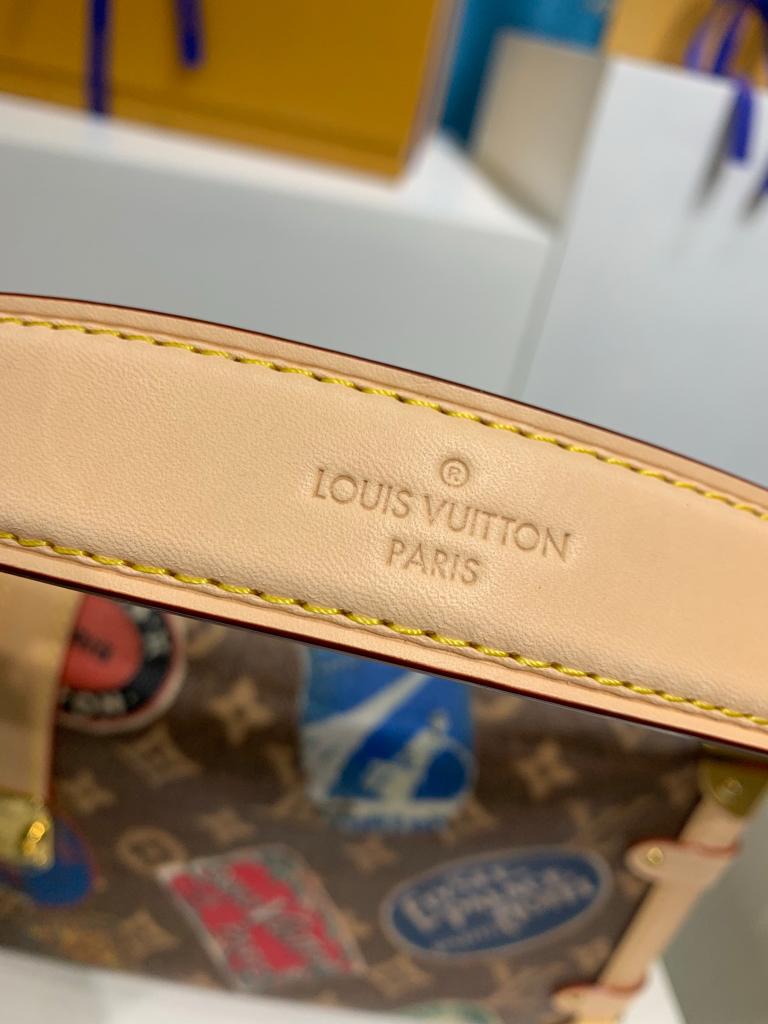 Louis Vuitton MM Monogram Side Trunk view 5