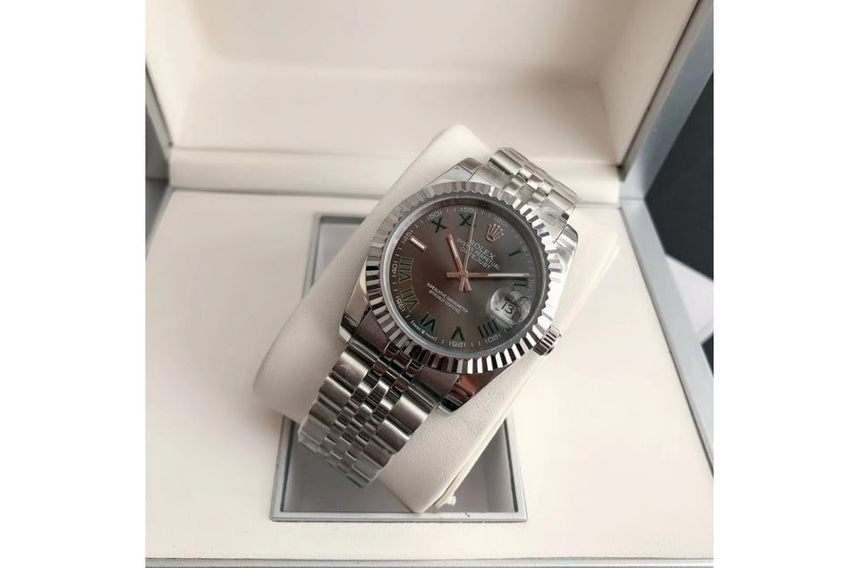 Rolex Datejust 36/28mm SS/SS Jub Grey/Rmn view 5