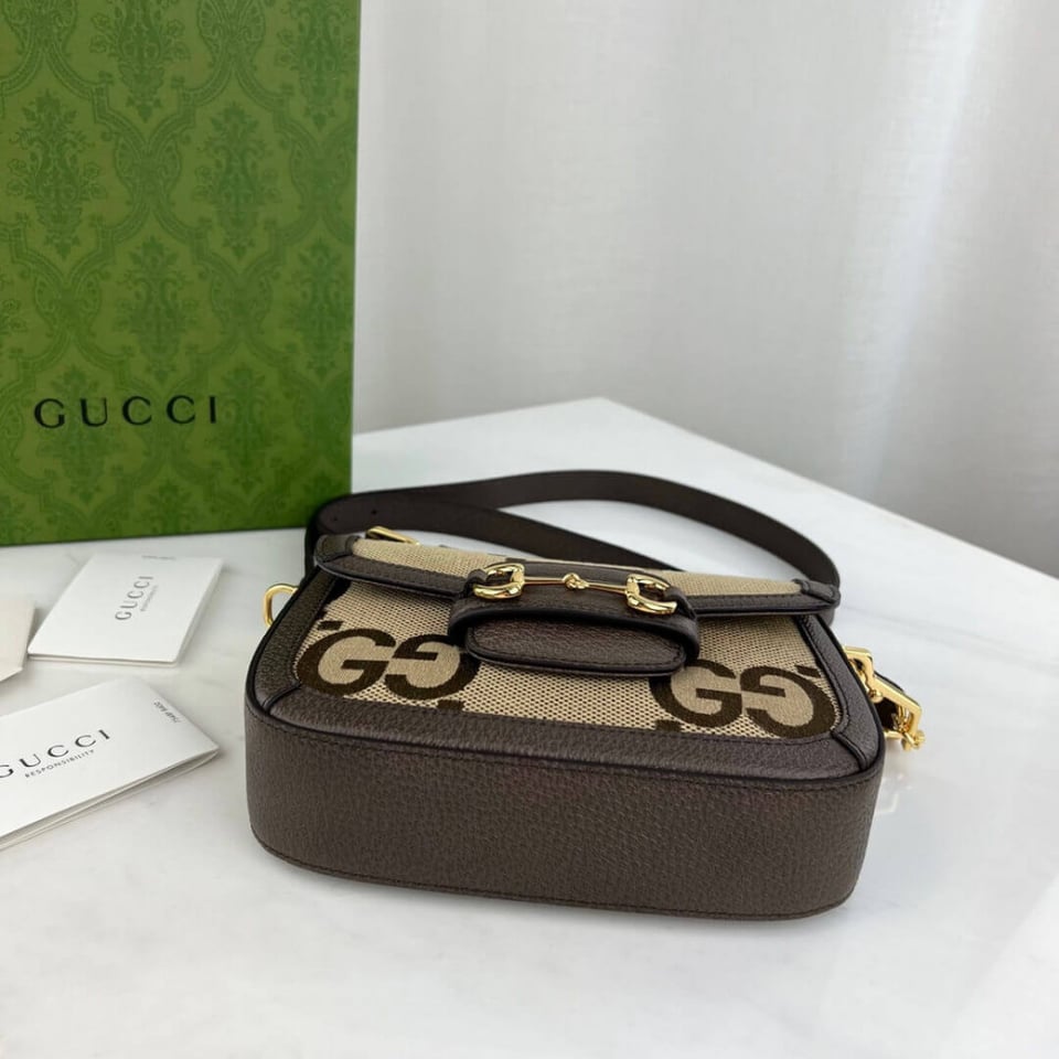 Gucci Horsebit 1955 Jumbo GG Mini Bag view 11