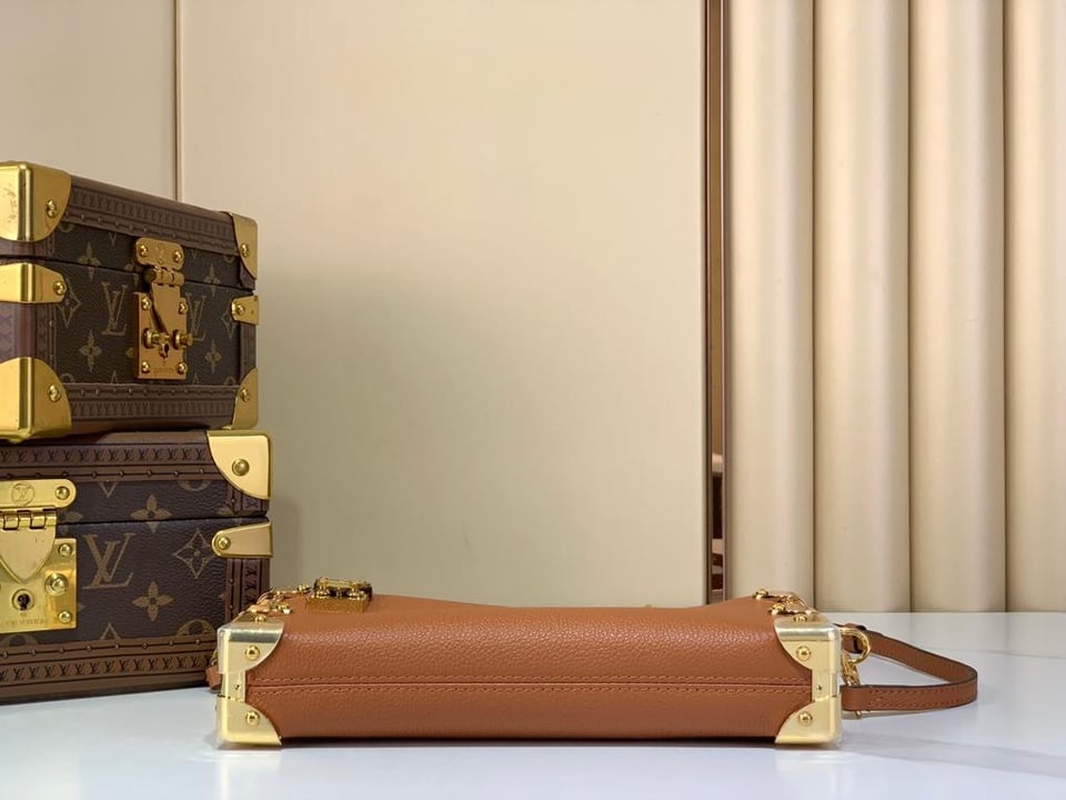 Louis Vuitton Slim Trunk Bag Brown 23cm M29088 view 5