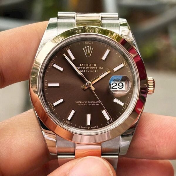 [Superclone] Rolex Datejust 41mm Chocolate Dial Jubilee 126303 view 2