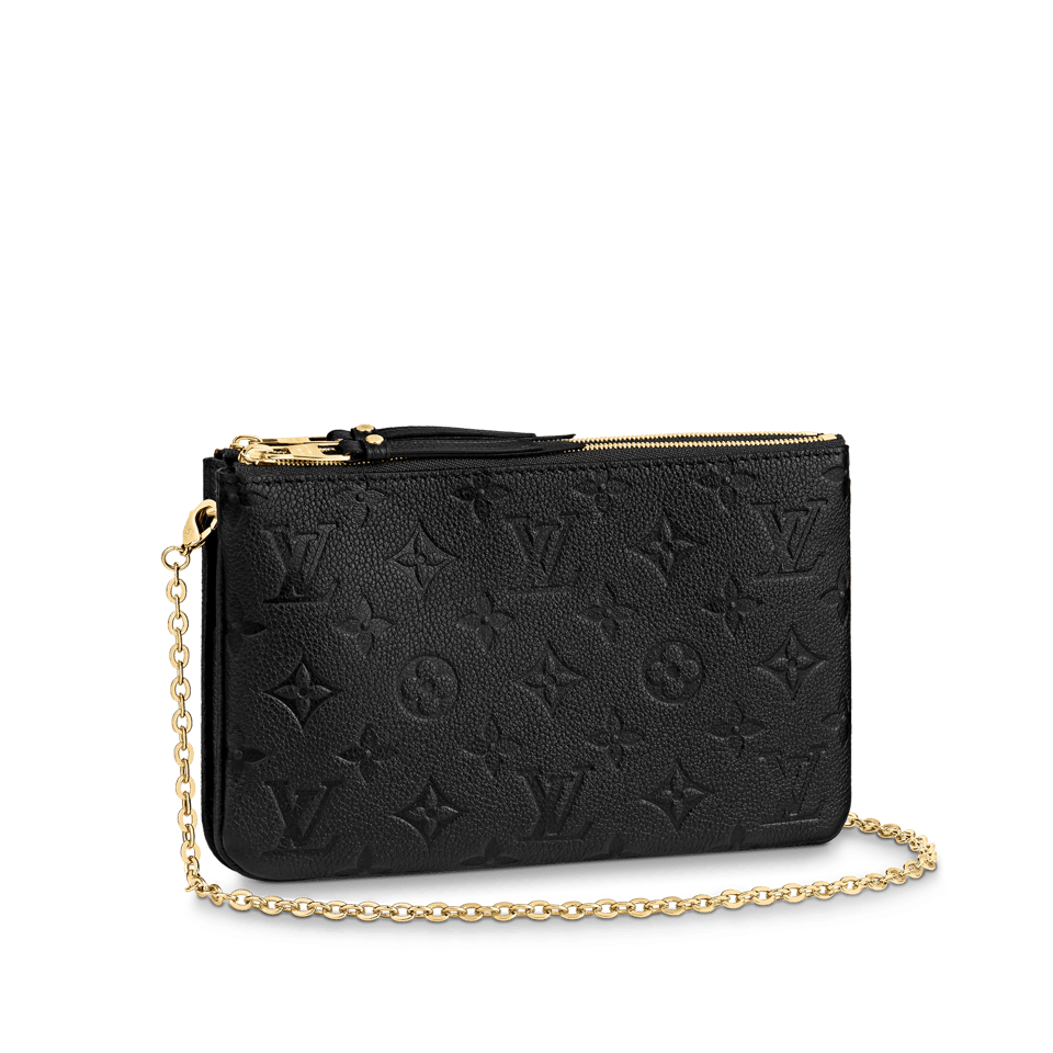 Louis Vuitton Double Zip Pochette 20Cm Black view 2