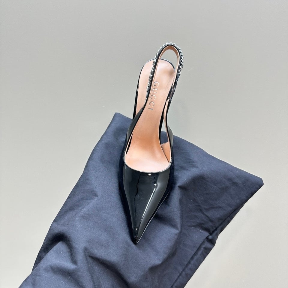 Gucci Signoria Slingback Pump Black view 10