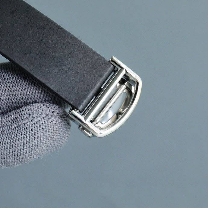 [SUPER CLONE] Cartier Santos De Cartier Steel Black Dial 39.8mm WSSA0039 view 6