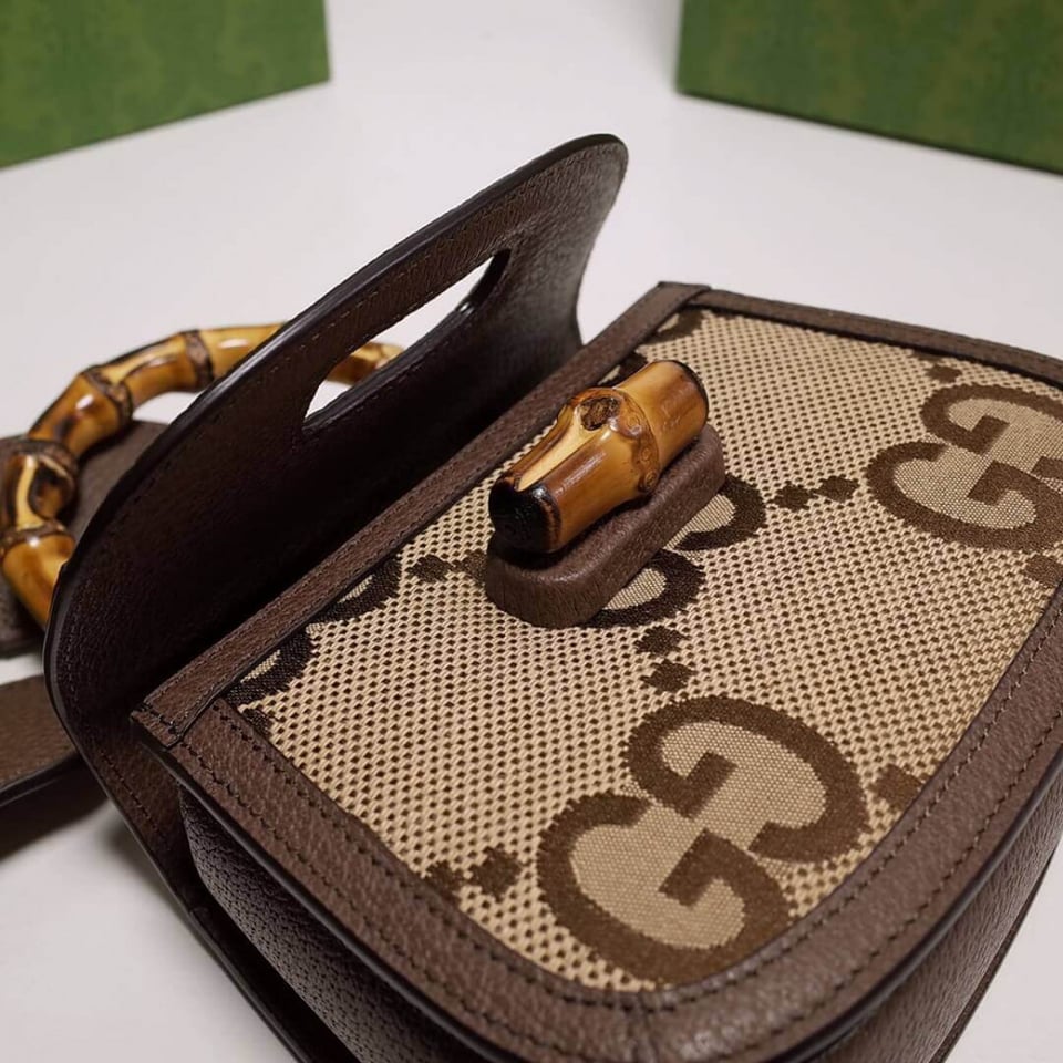 Gucci Bamboo 1947 Jumbo GG Mini Bag view 11