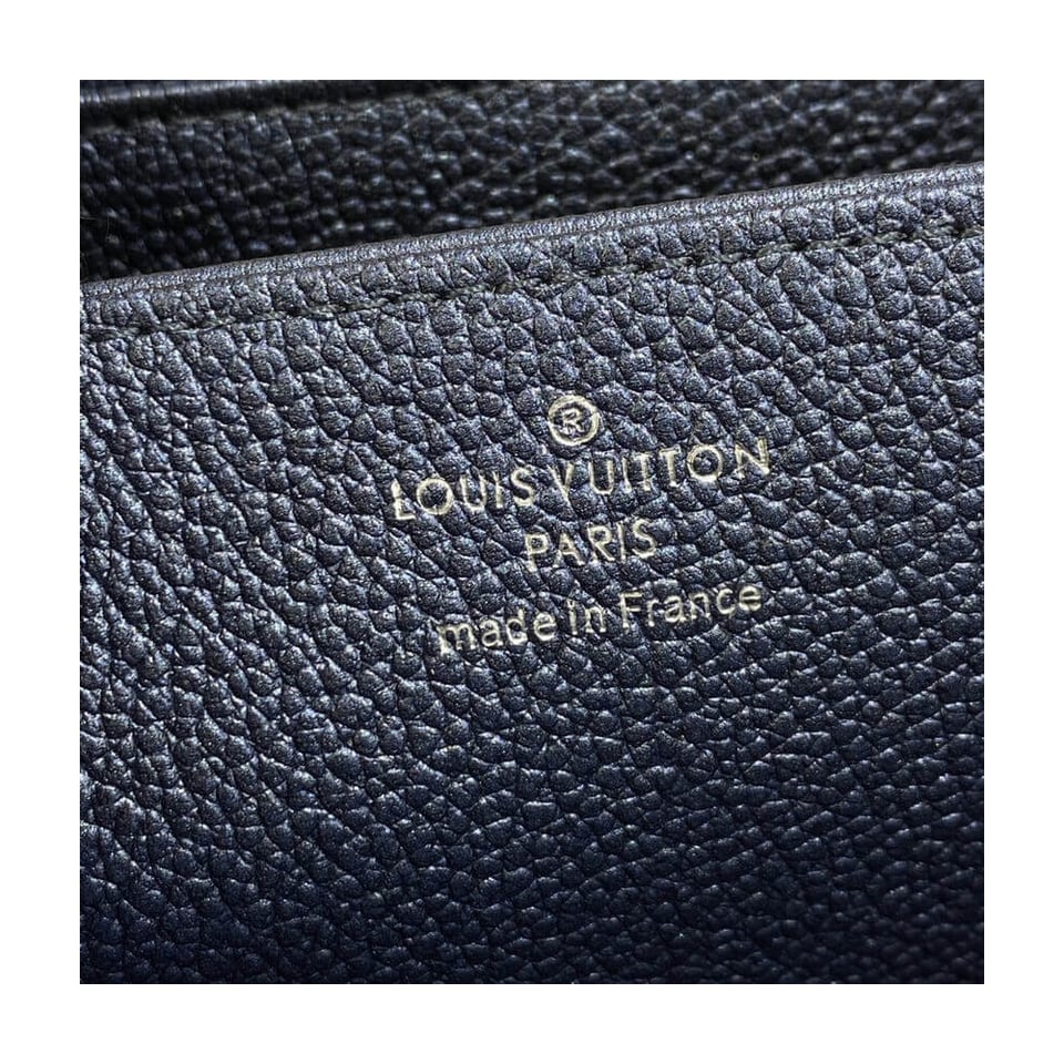 Louis Vuitton Monogram Empreinte Leather Zippy Wallet Navy Nacre view 9