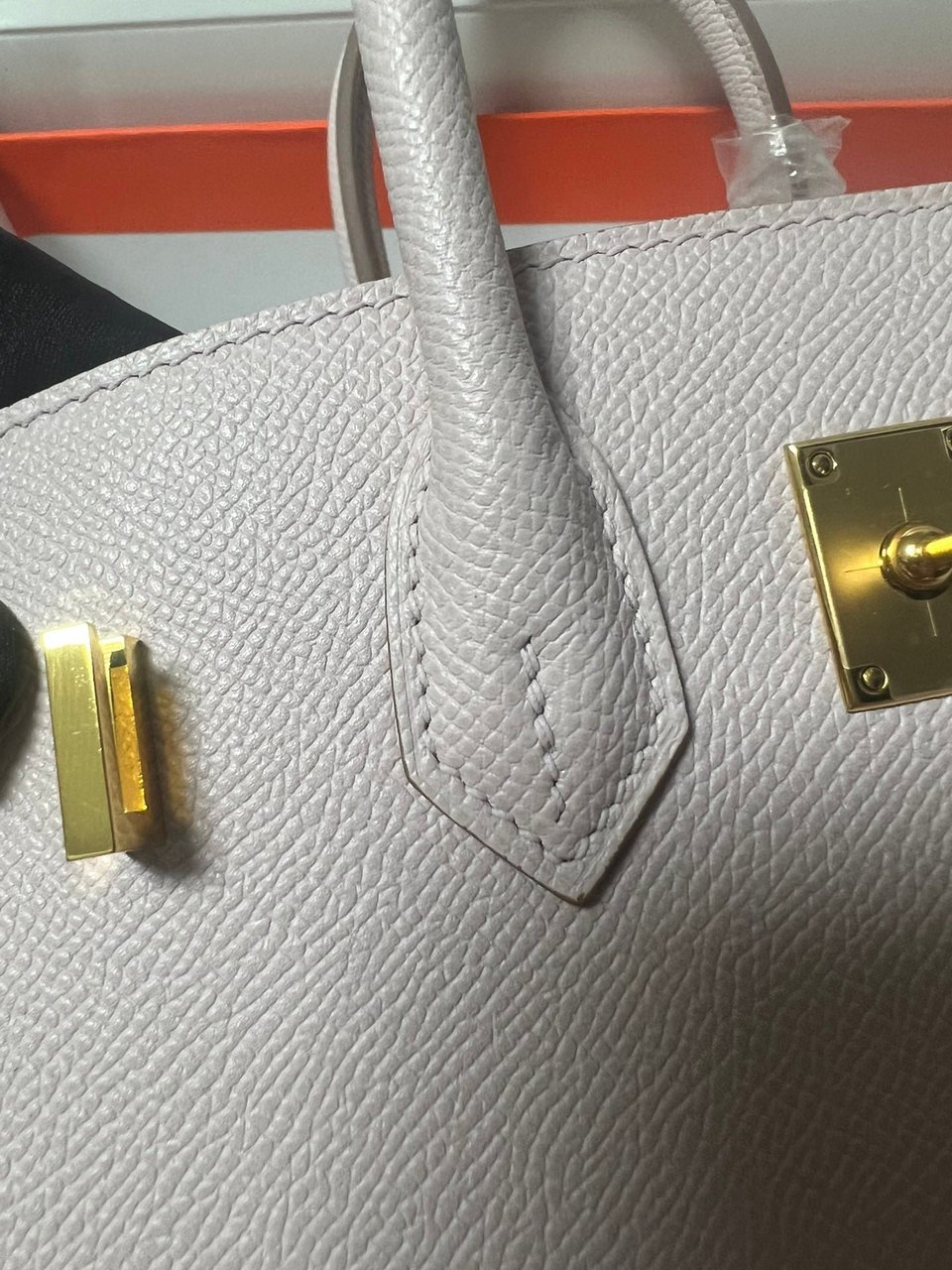Hermes Birkin Sellier Light Pink Epsom Leather Gold Hardware view 7