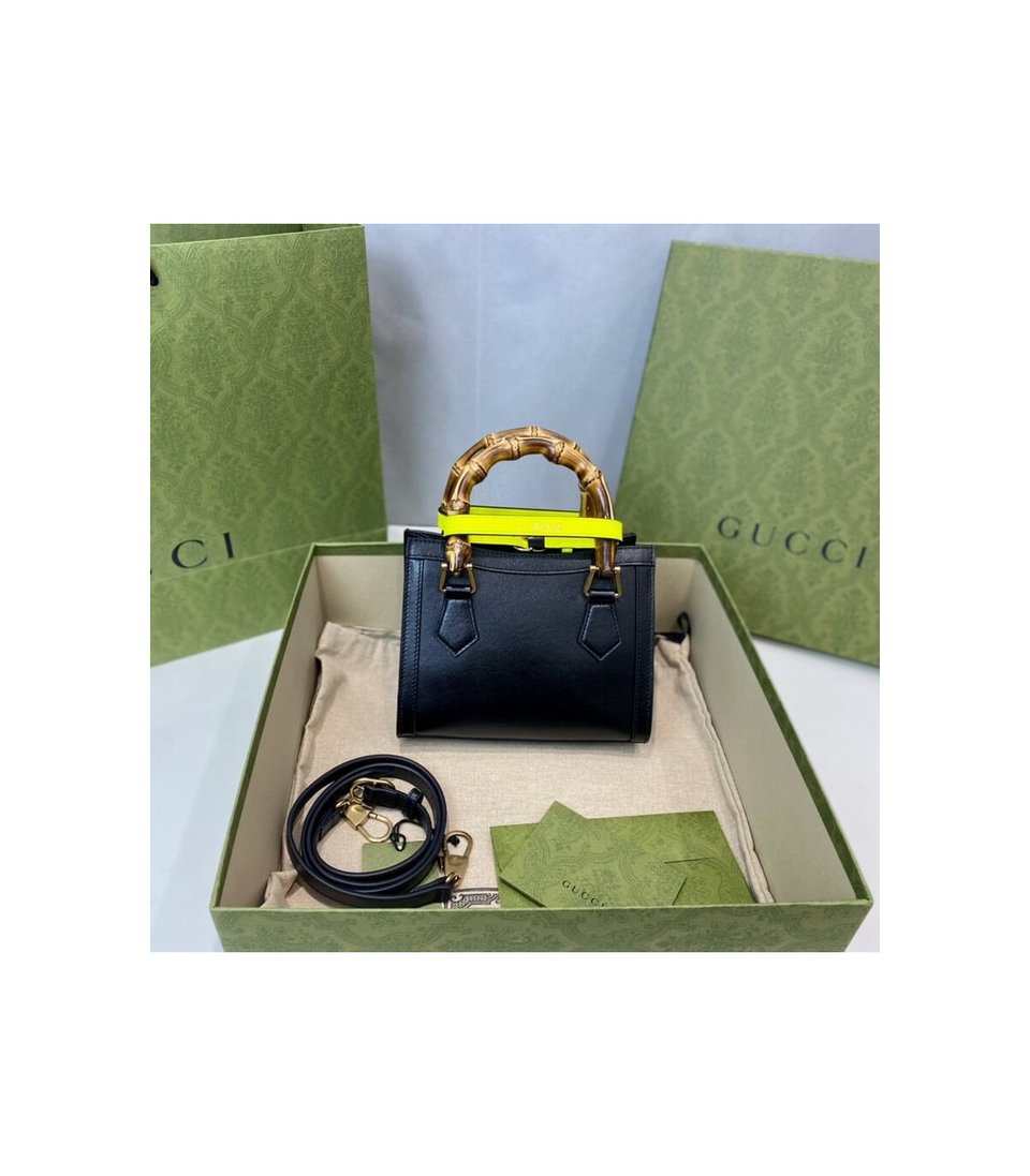 Gucci Diana Mini Tote Bag Black view 10