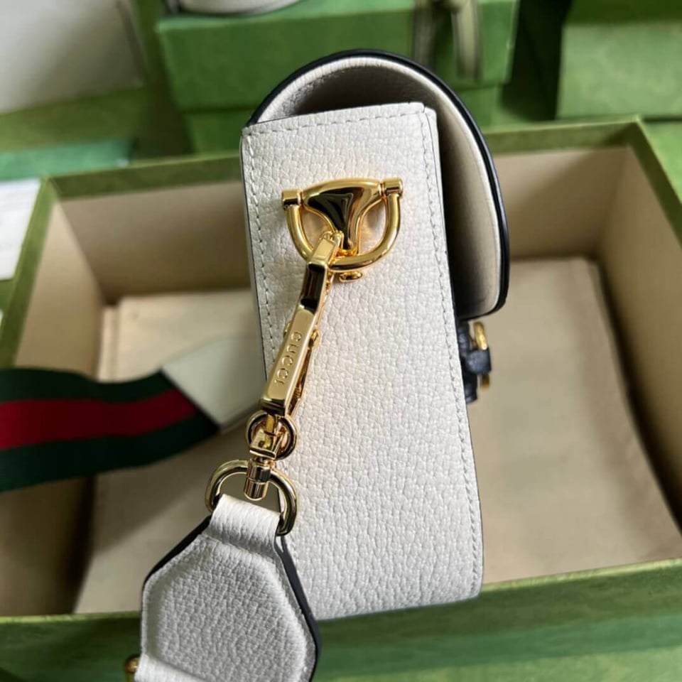 Gucci x Adidas Horsebit 1955 Mini GG Supreme Shoulder Bag 20cm/7.9in 735139 view 6
