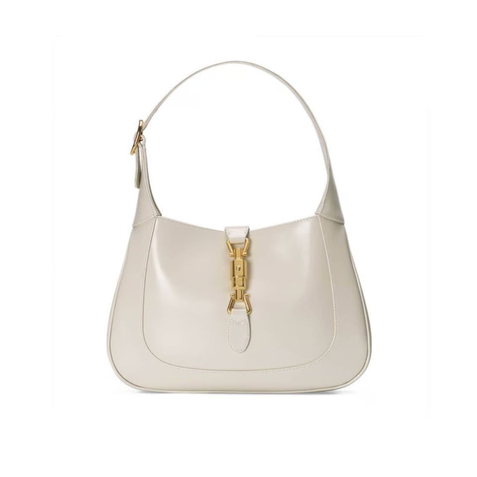 Gucci Jackie 1961 Small Hobo Bag In White Leather 27.5cm view 2