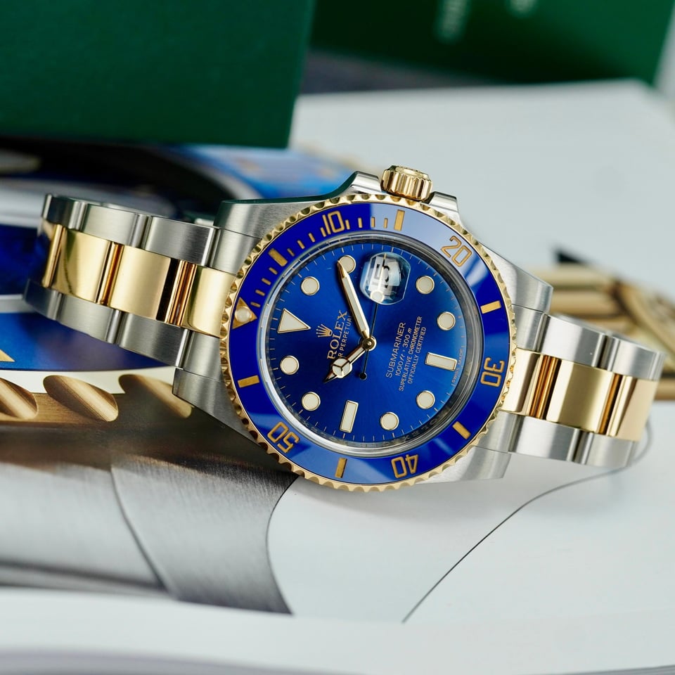 Rolex Submariner 41mm Blue Dial 126613LB Bluesy view 9