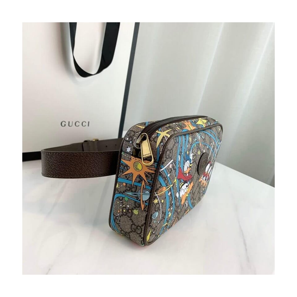 Disney x Gucci Donald Duck Print Belt Bag view 7