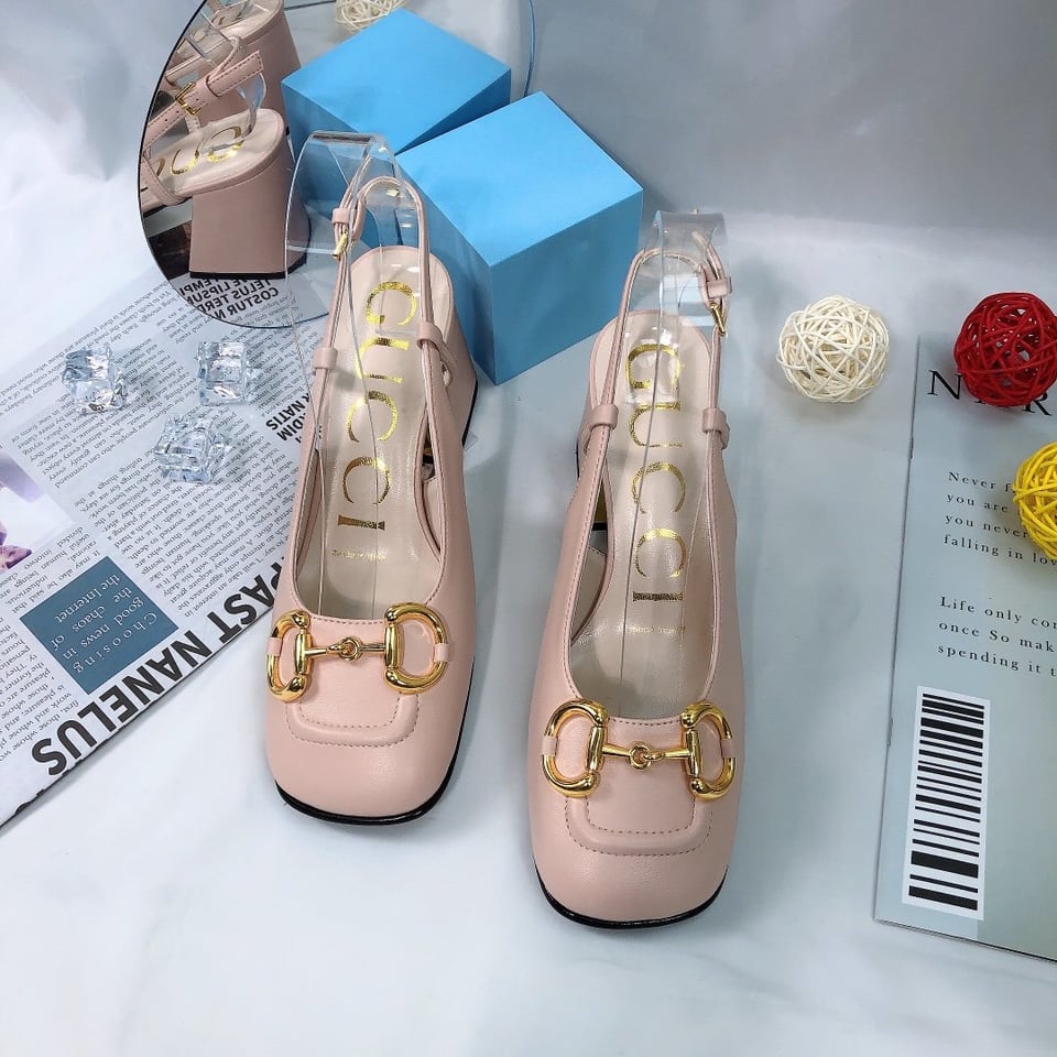 Gucci Women?S Mid Heel Slingback With Horsebit Light Pink ?643892 C9D00 6705 view 8
