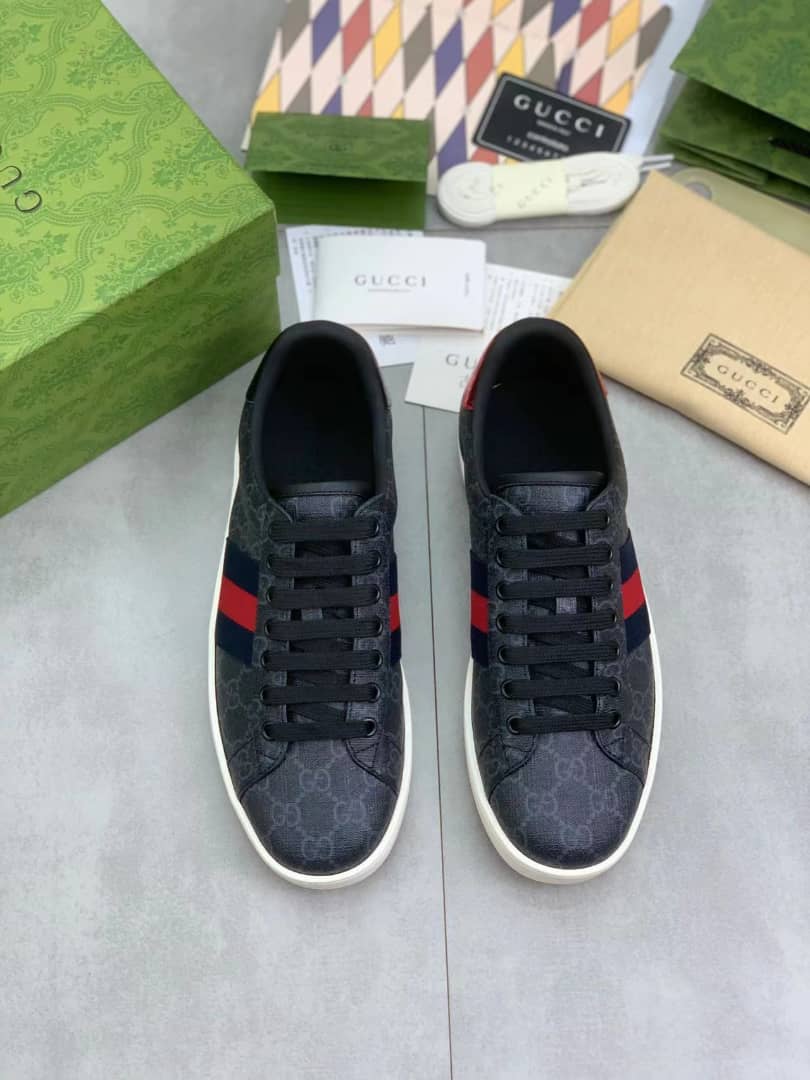 Gucci Gg Ace Supreme Sneakers Black 429445 K2Lh0 1130 view 4