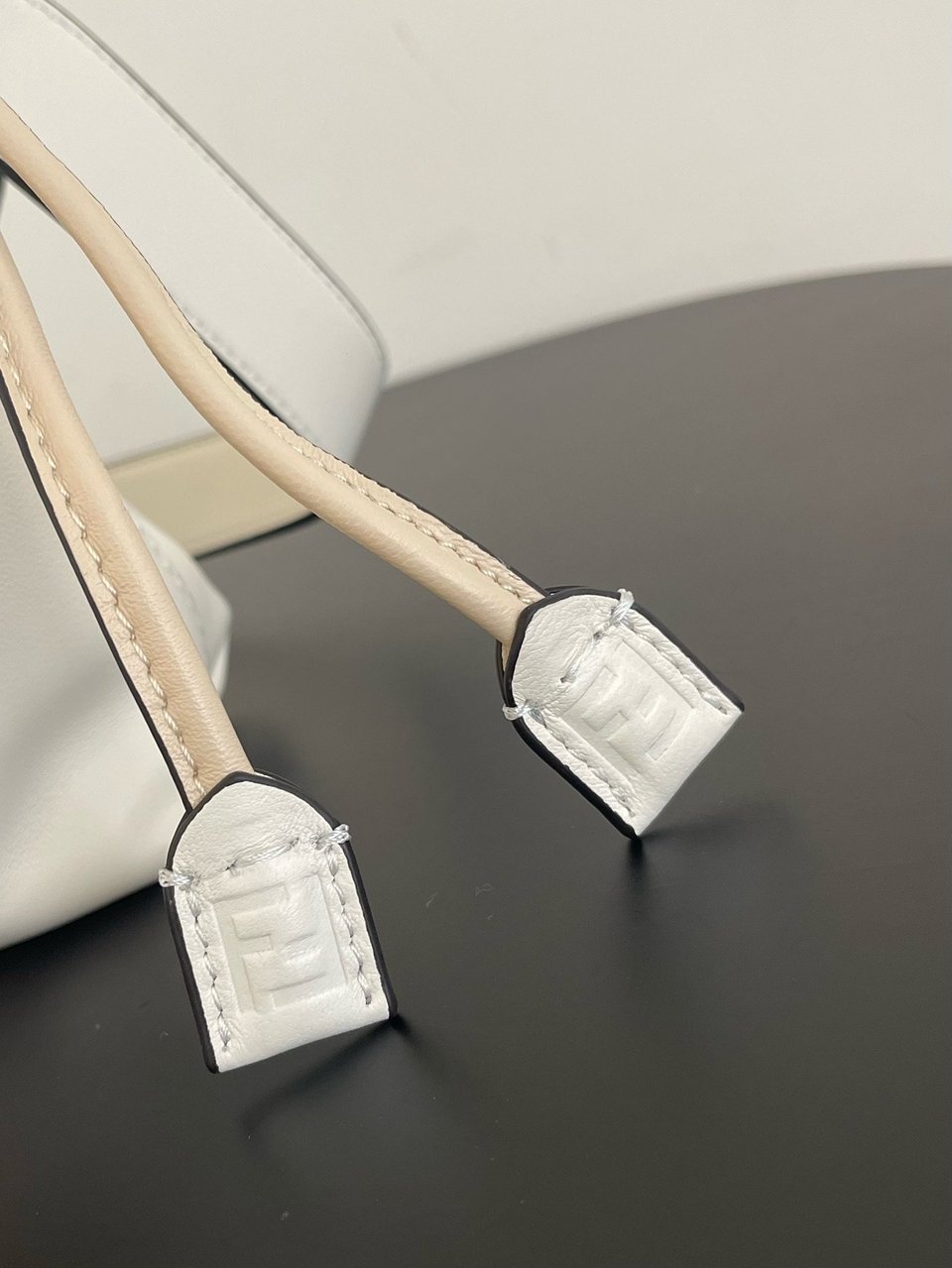 Fendi Mamma Baguette Medium Matcha White Nappa Leather Bag 26.5cm view 8