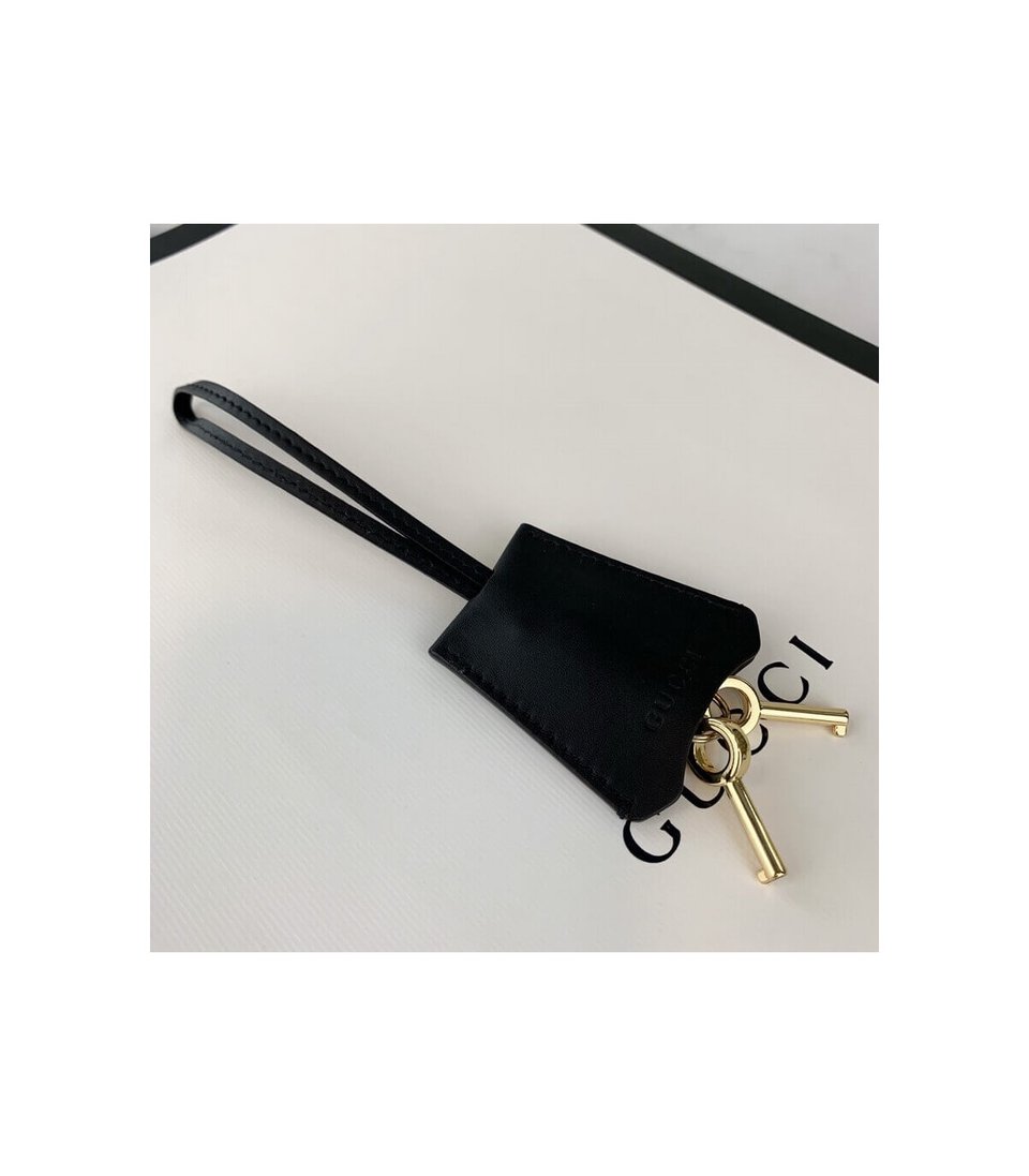 Gucci GG Supreme Padlock Small Shoulder Bag Black 26cm view 12