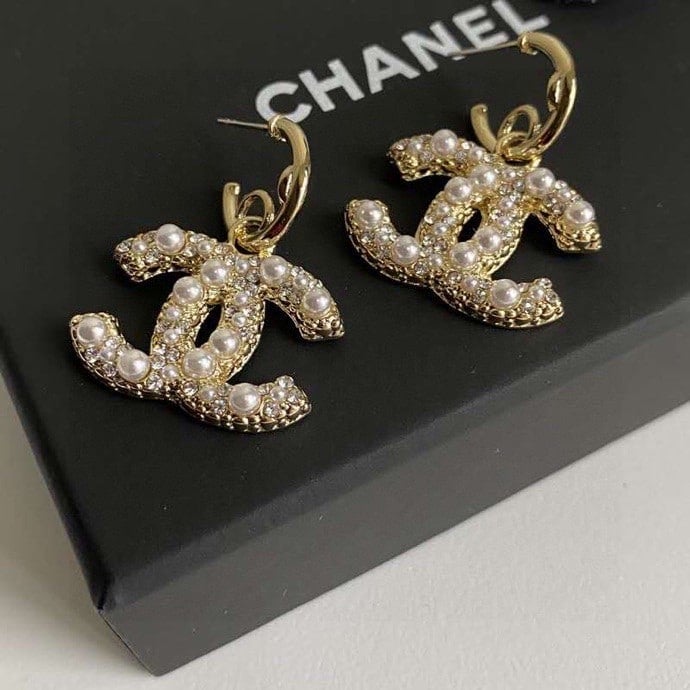 Chanel Cc Earrings view 2