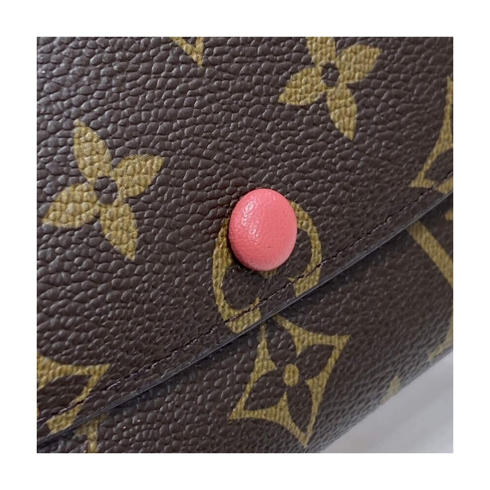 Louis Vuitton Monogram Canvas Emilie Wallet Watermelon Red view 6