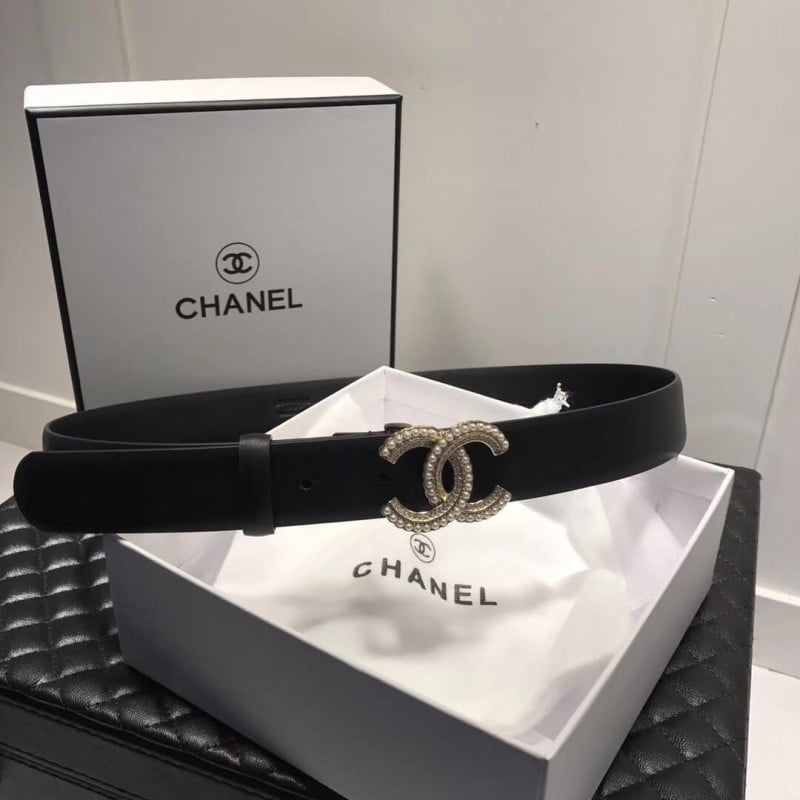 Chanel CC Logo Buckle Belt AA6775 view 3