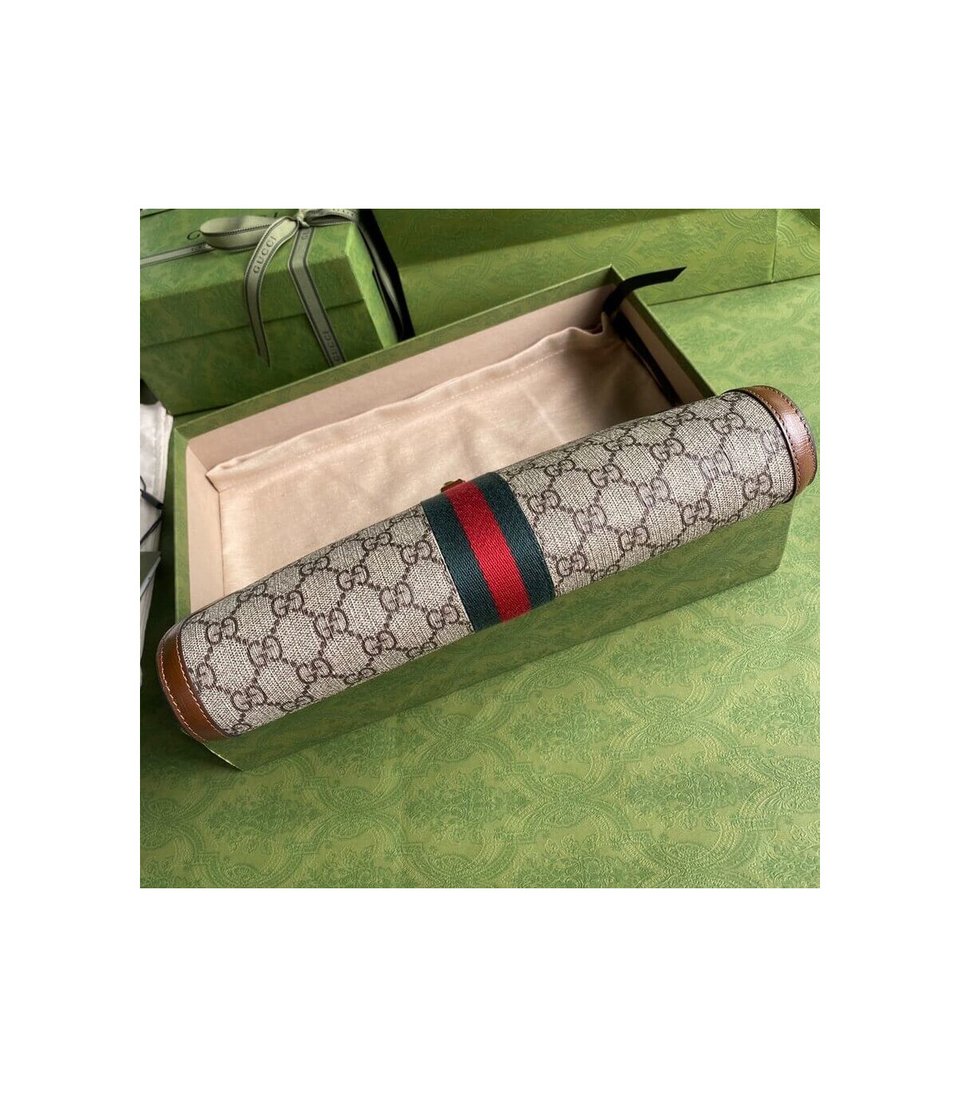 Gucci Jackie GG Coated Canvas Jackie 1961 Pouch Clutch Bag 30.5cm view 7