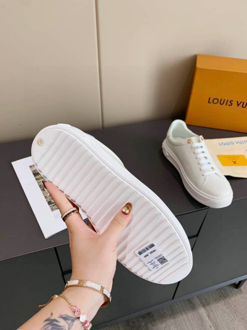 Louis Vuitton Time Out Sneaker White And Yellow view 8
