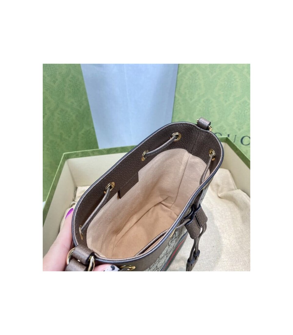 Gucci Ophidia Mini GG Bucket Bag view 12