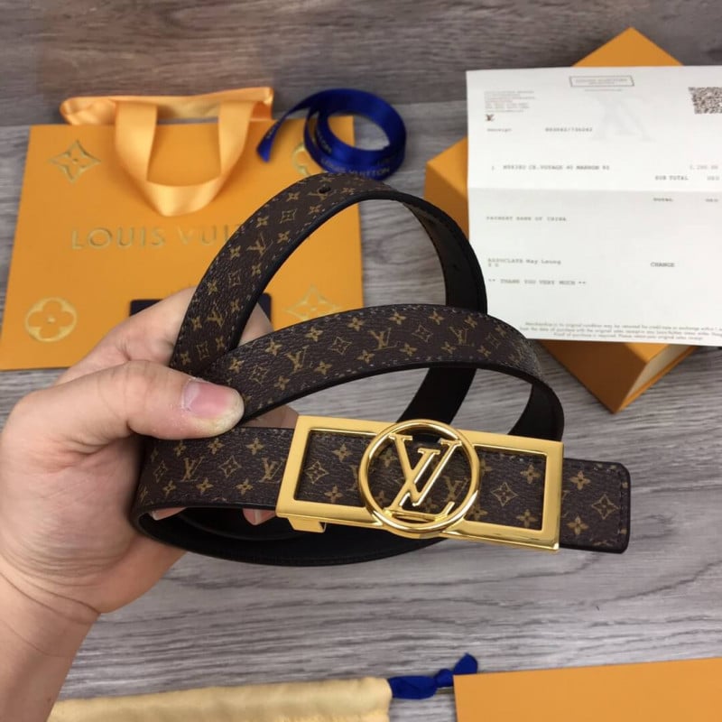 Louis Vuitton Dauphine 25mm Reversible Belt M0125 view 4