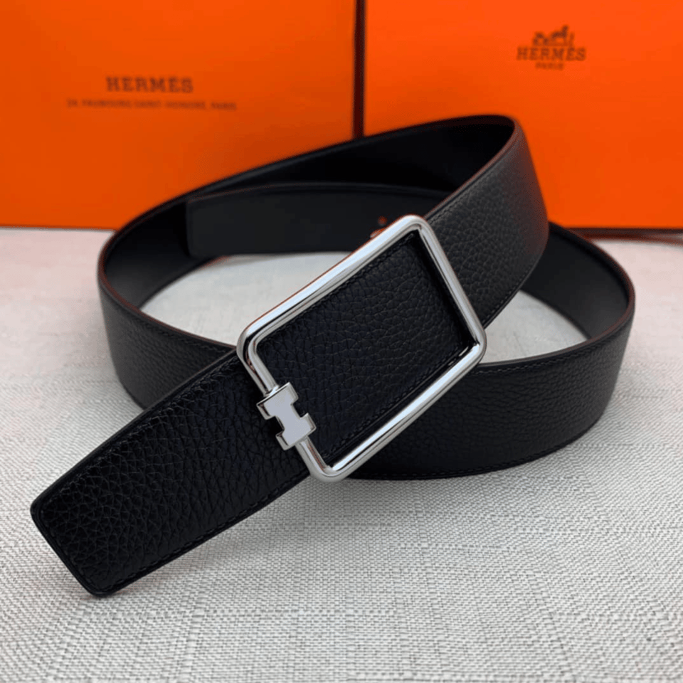Hermes Silver Buckle 38mm Belt For Men view 6