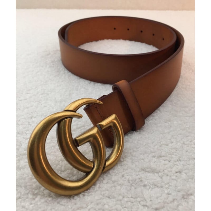 Gucci Leather Belt 40mm With Double G Brass Buckle 406831 view 9