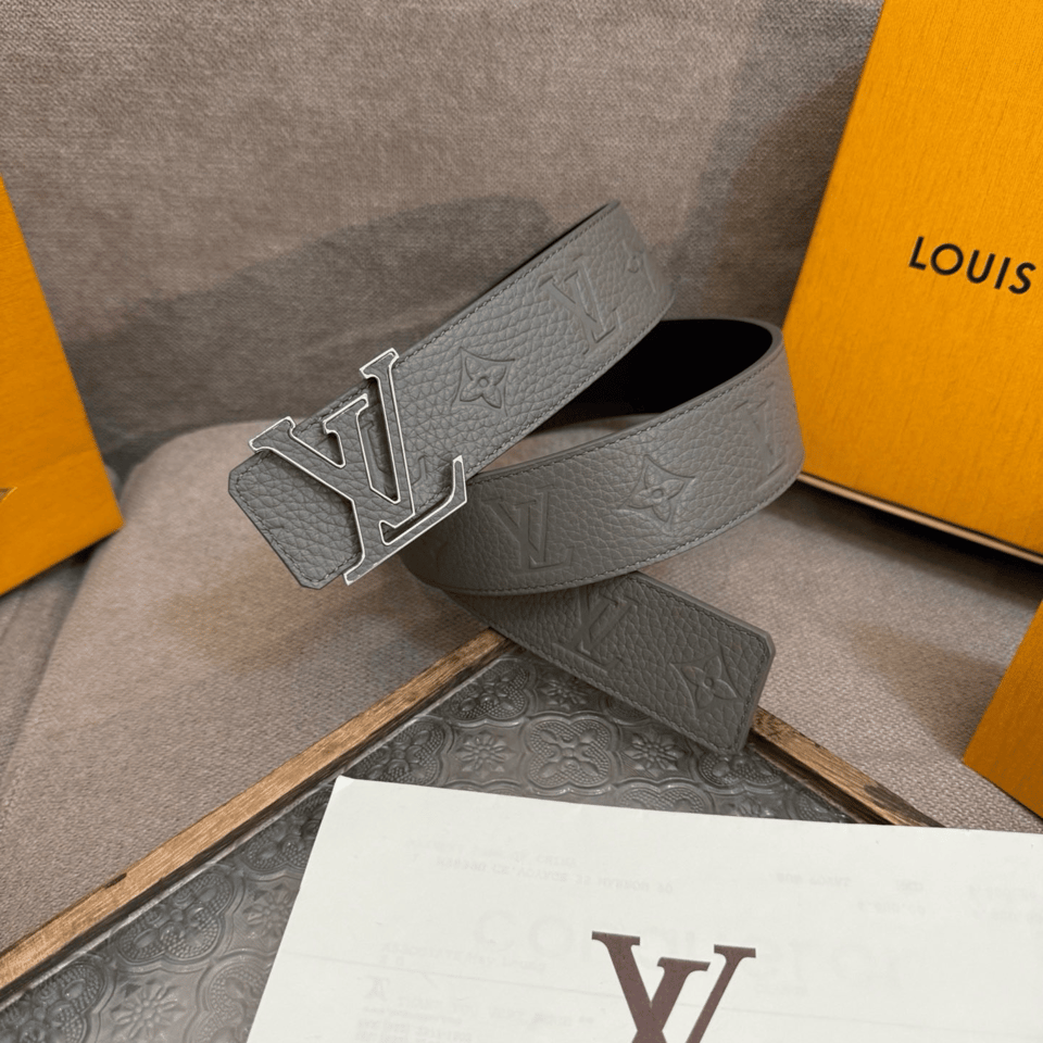 Lv Monogram Embossed 40mm Belt For Men view 3