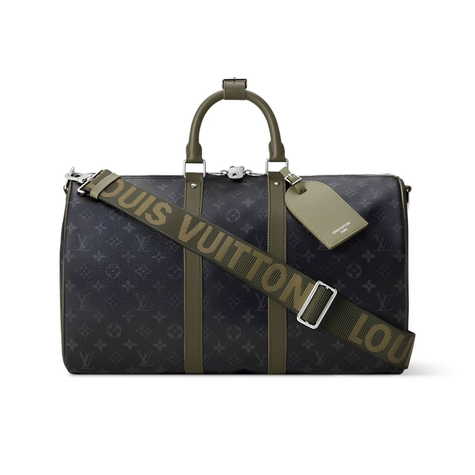 Louis Vuitton LV x TM Keepall Bandoulière 45cm/17.7in Khaki Green M28837