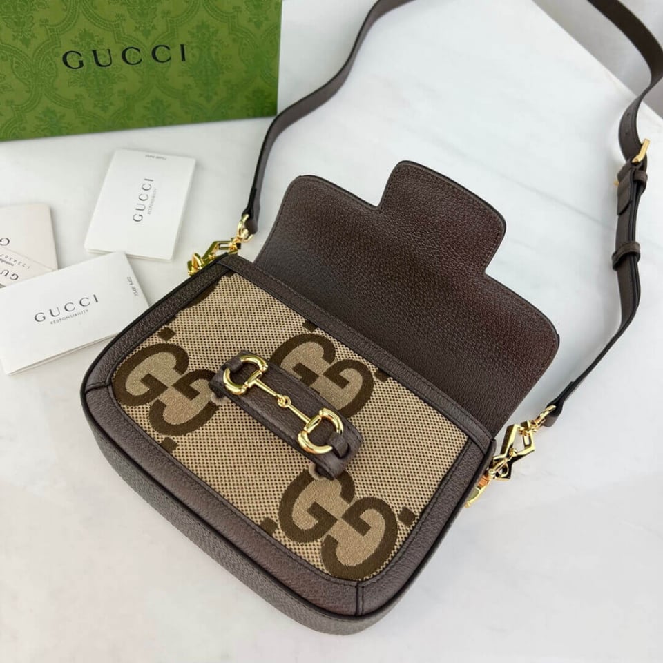 Gucci Horsebit 1955 Jumbo GG Mini Bag view 12