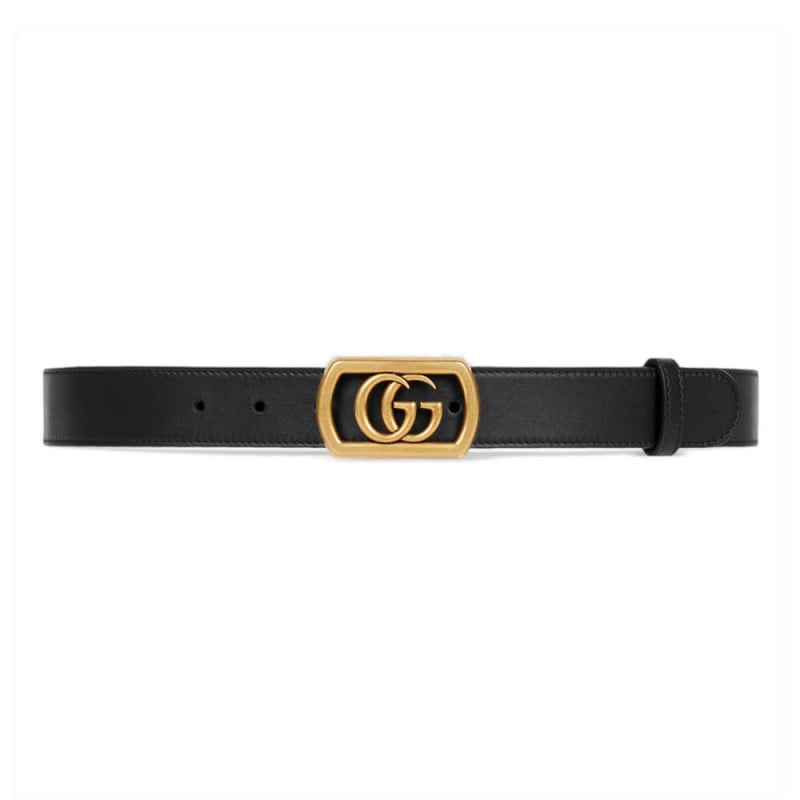 Gucci Belt With Framed Double G Buckle 575587 view 2