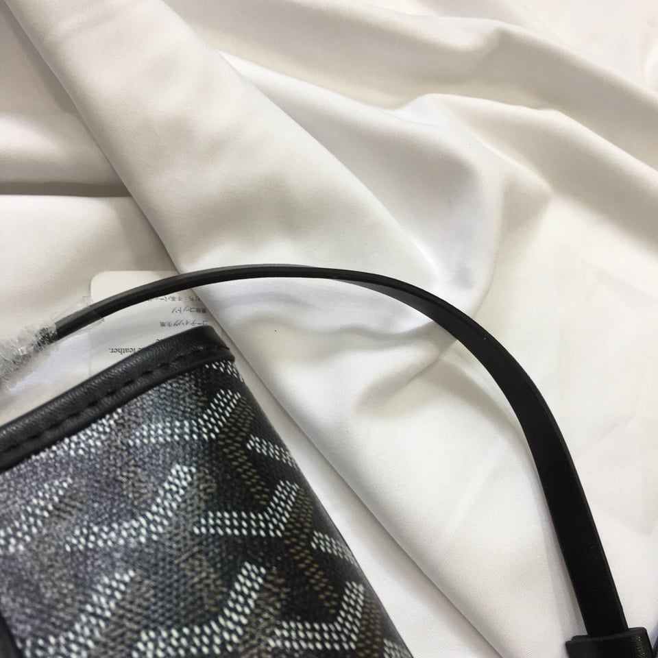 Goyard Anjou Mini Bag 20cm Black Canvas view 7