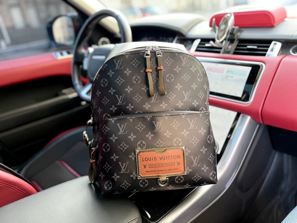 Louis Vuitton Safari Khaki Discovery Backpack 40Cm M45218 view 3