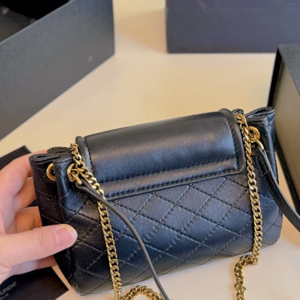 Saint Laurent Mini Nolita In Black 18Cm view 6