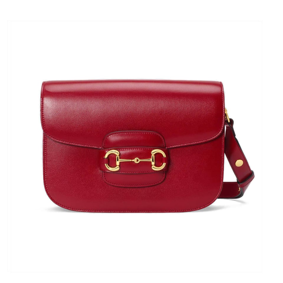 Gucci Horsebit 1955 Shoulder Bag In Red Leather view 2