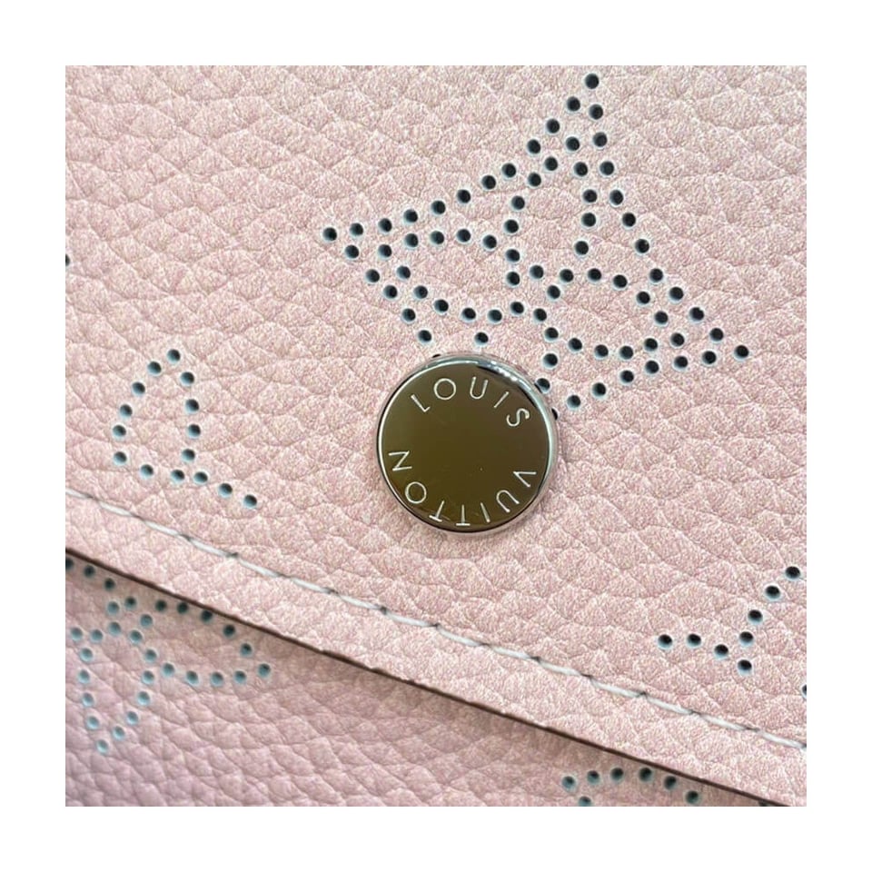 Louis Vuitton Iris Wallet in Pink Gradient Mahina Perforated Leather view 7