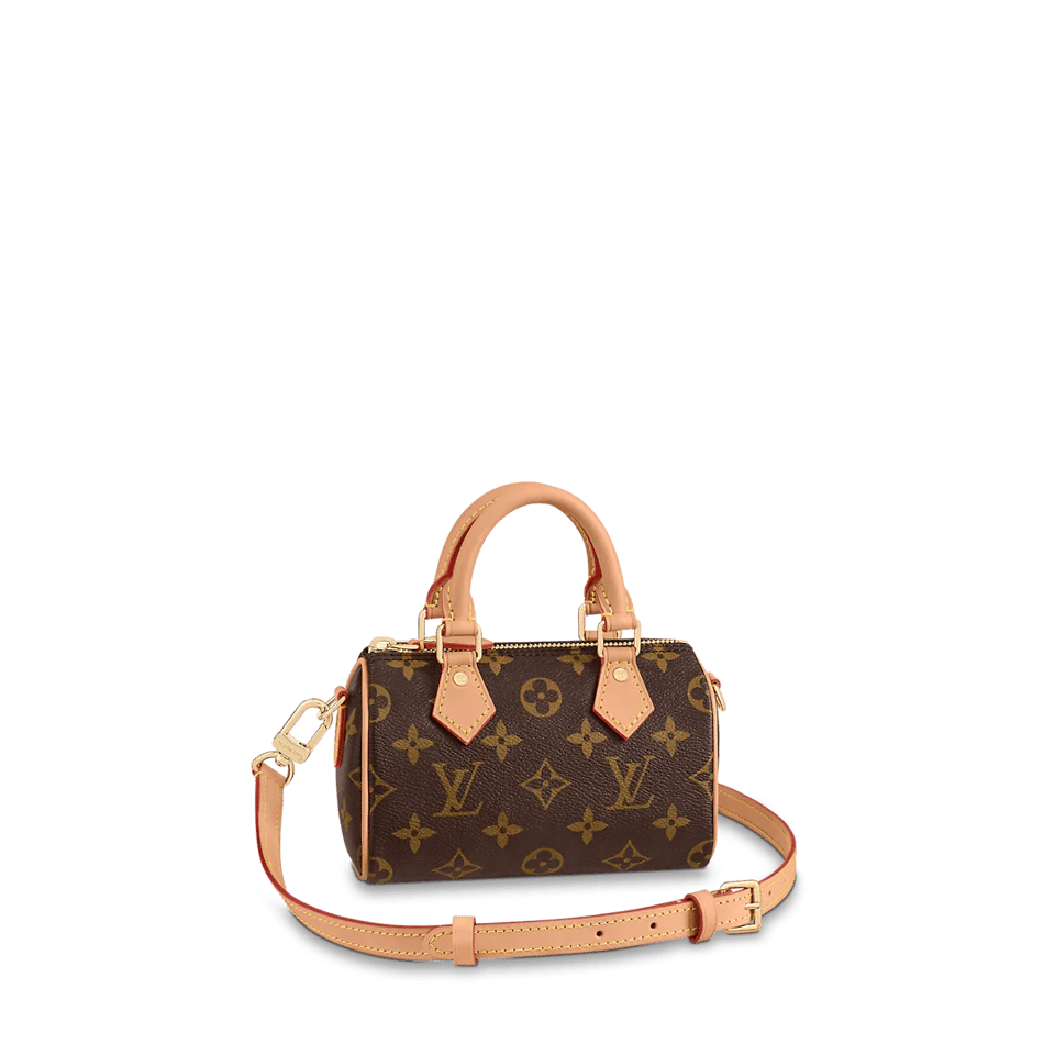 Louis Vuitton Nano Speedy Beige 16Cm