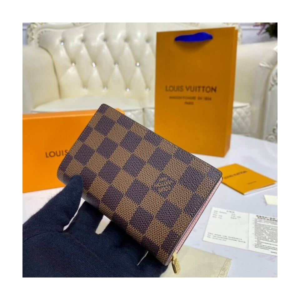 Louis Vuitton Damier Ebene Juliette Wallet Creme view 5