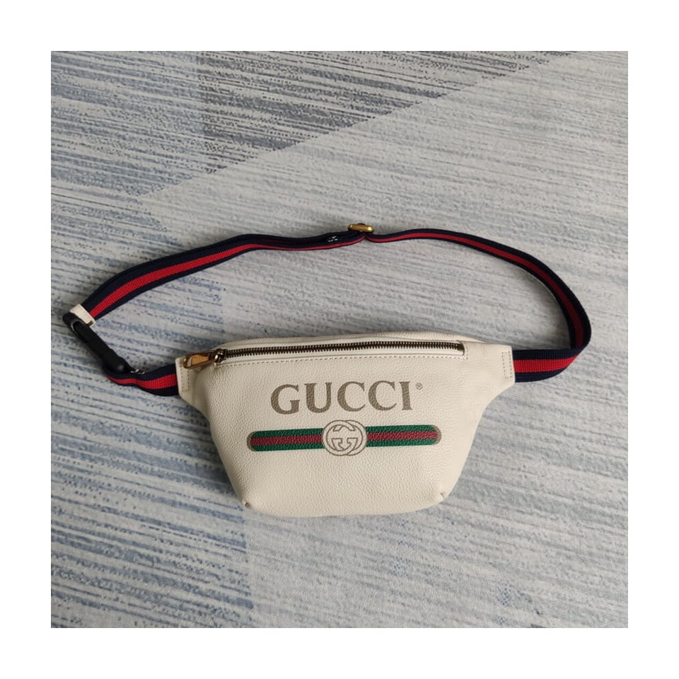 Gucci Print Small Belt Bag Waist Body White view 8