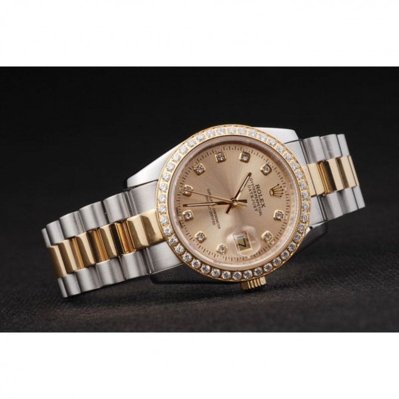 Rolex Datejust 36mm Gold Dial SRL40 view 9