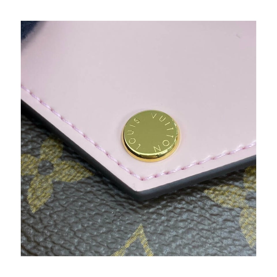 Louis Vuitton Monogram Zoe Wallet Pink view 6