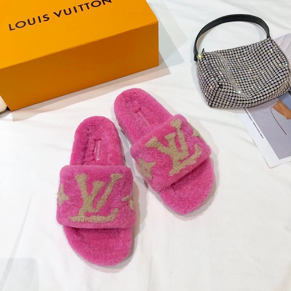 Louis Vuitton Paseo Flat Comfort Mule Pink 1A8Vfl view 8
