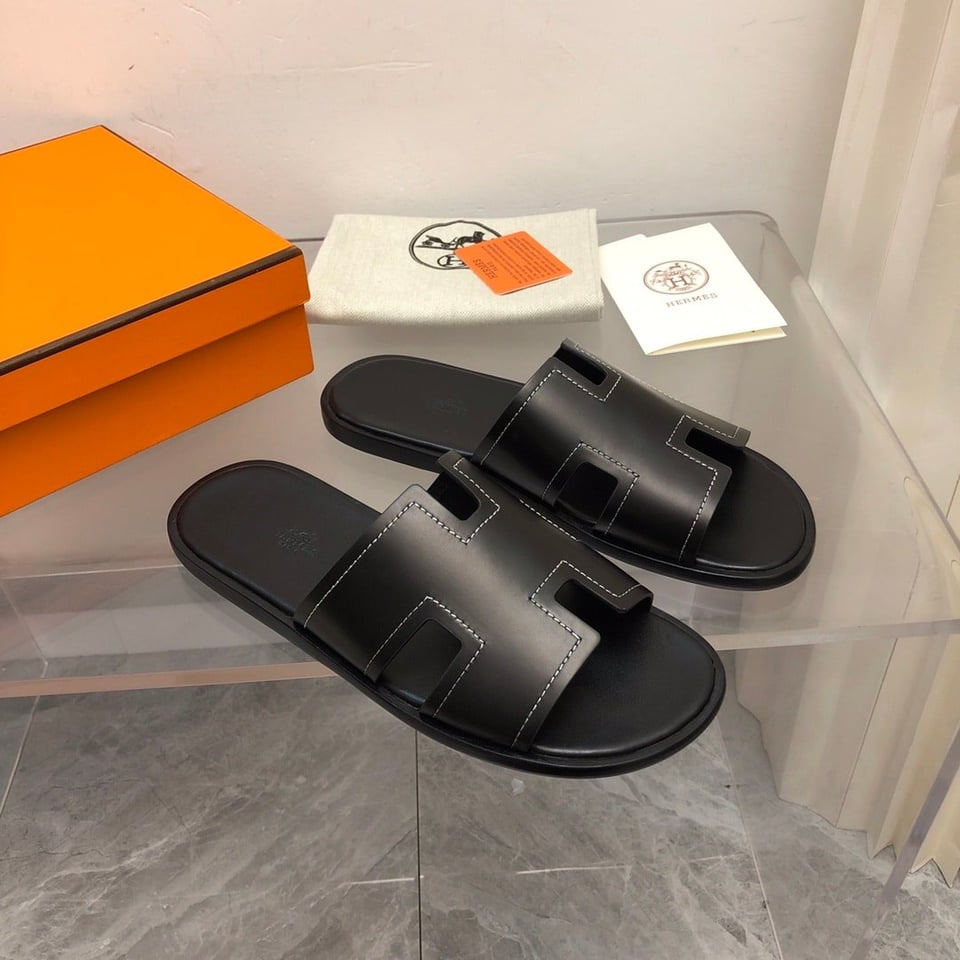 Hermes Izmir Sandal Black view 4