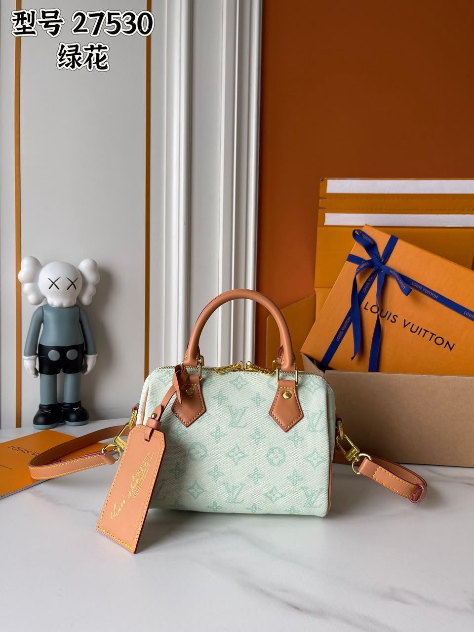 Louis Vuitton Speedy Bandoulière 20 Bag Monogram Origine Vert Asnière M27530 view 2