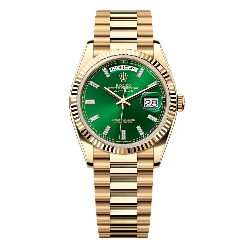 [Superclone] Rolex Day-Date 36mm Bright Green Dial President 228238