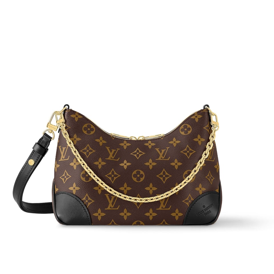 Louis Vuitton Lv Boulogne Monogram Canvas Black M45831 29cm/ 11.8in view 2