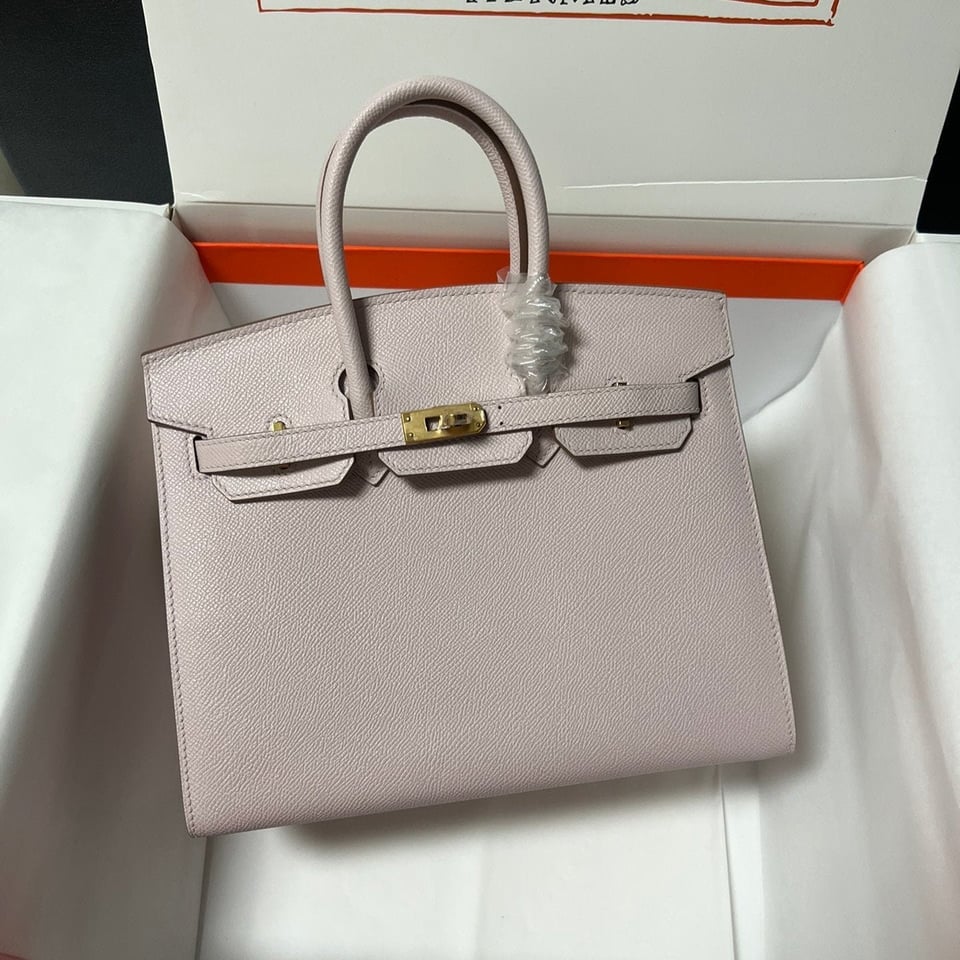 Hermes Birkin Sellier Light Pink Epsom Leather Gold Hardware view 2