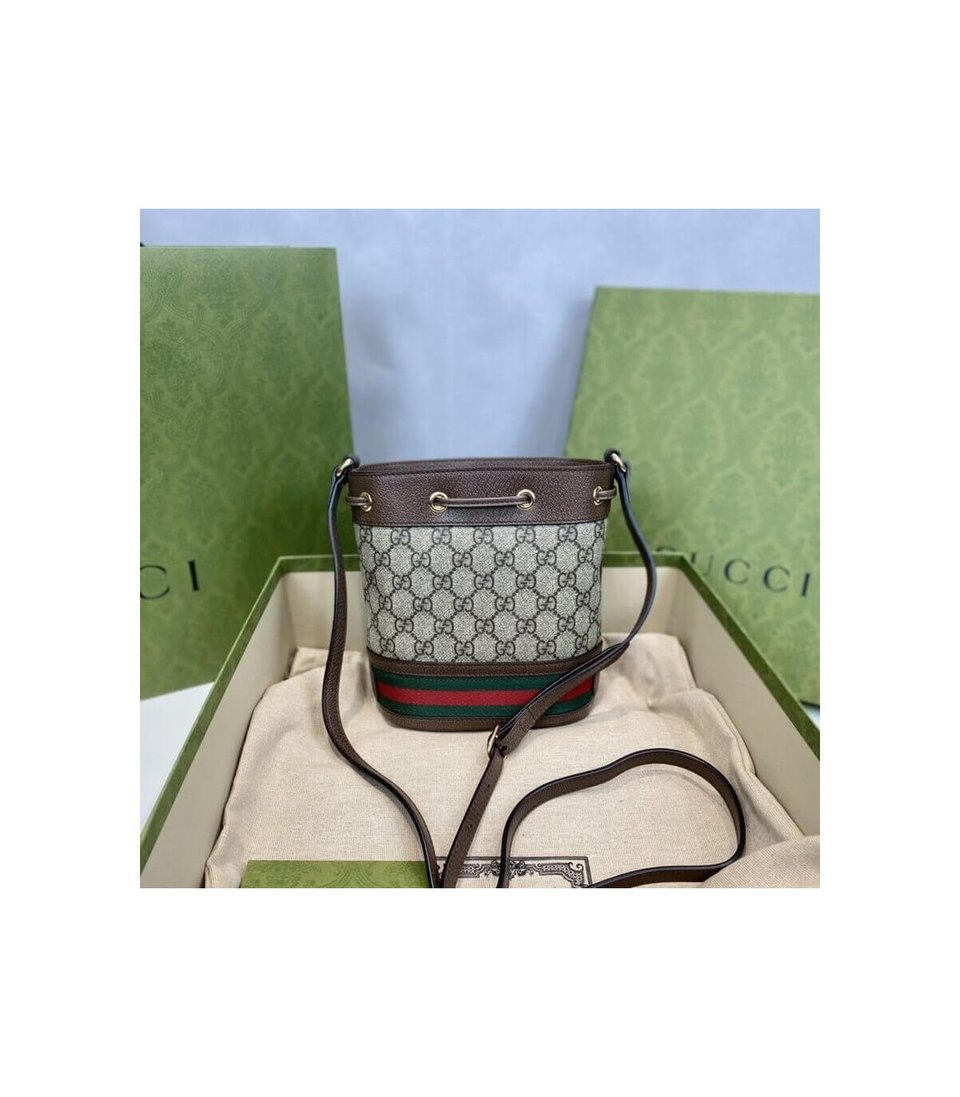 Gucci Ophidia Mini GG Bucket Bag view 8